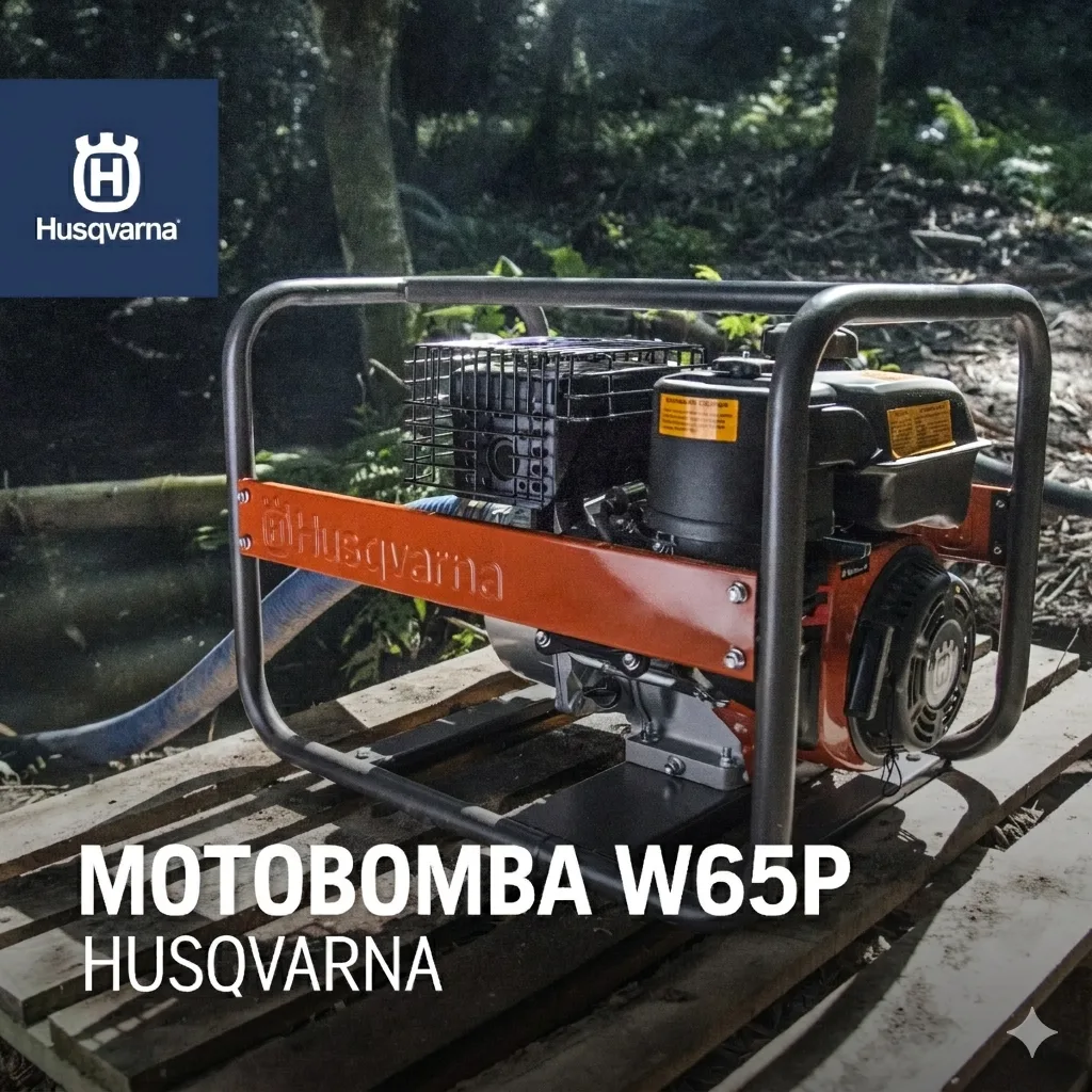 Placa de la motobomba Husqvarna W65P