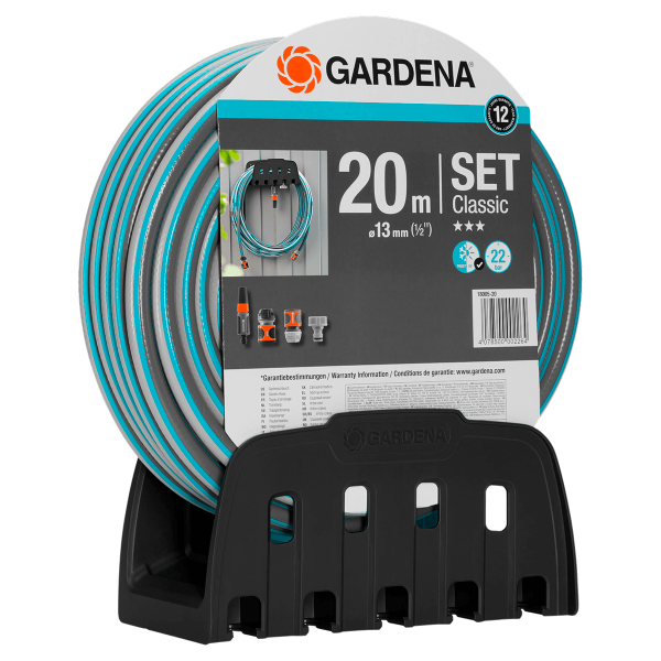 Soporte mural Gardena Set 20m